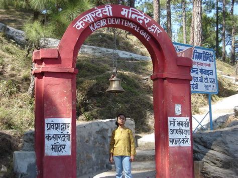 Binsar Entrance Of Kasar Devi Temple Yonderpoint Flickr