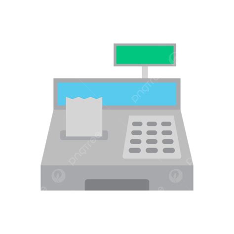 Cashier Machine, Cashier, Cashier Vector, Cash Register PNG and Vector with Transparent ...