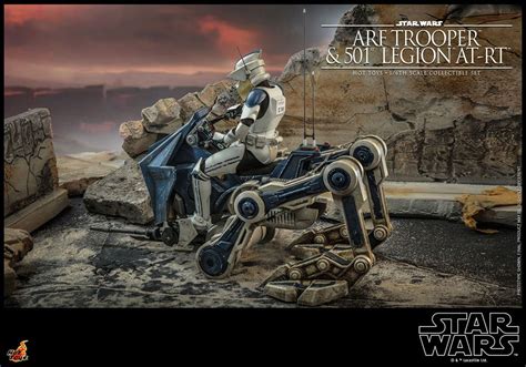 Hot Toys Star Wars The Clone Wars ARF Trooper 501st Legion AT RT 1 6 Actionfigur