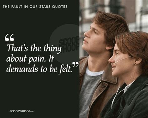 20 Quotes From ‘The Fault In Our Stars’ About Love, Pain & Grief That’ll Tug At Your ...