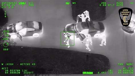 Video Ohio Indiana Police Chase Suspects Across State Lines