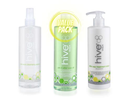 Hive Coconut And Lime Before And After Waxing Products Value Pack 1 Srf