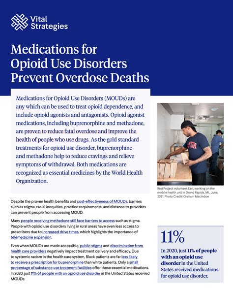 Medications For Opioid Use Disorders Prevent Overdose Deaths Vital