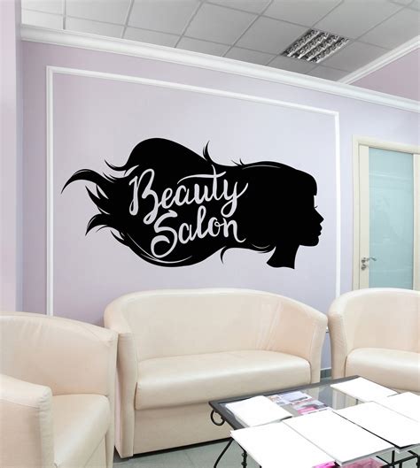 Vinyl Wall Decal Beauty Hair Hairdressing Salon Barbershop Stickers Un