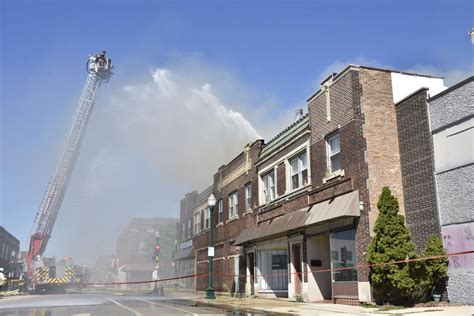 Watch Now Were Chasing The Fire Crews Battle Fire At Historic