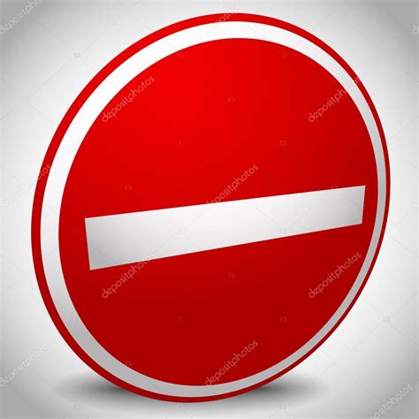 Prohibition Restriction No Entry Sign Stock Vector Image By