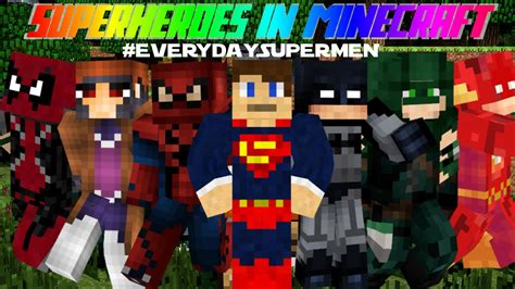 Superheroes In Minecraft Superheroes Unlimited Mod