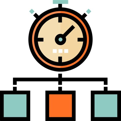 Icono De Productividad Detailed Straight Lineal Color