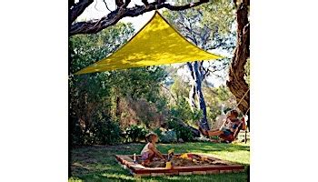 Coolaroo Kool Kolors Triangle Shade Sail Foot Yellow