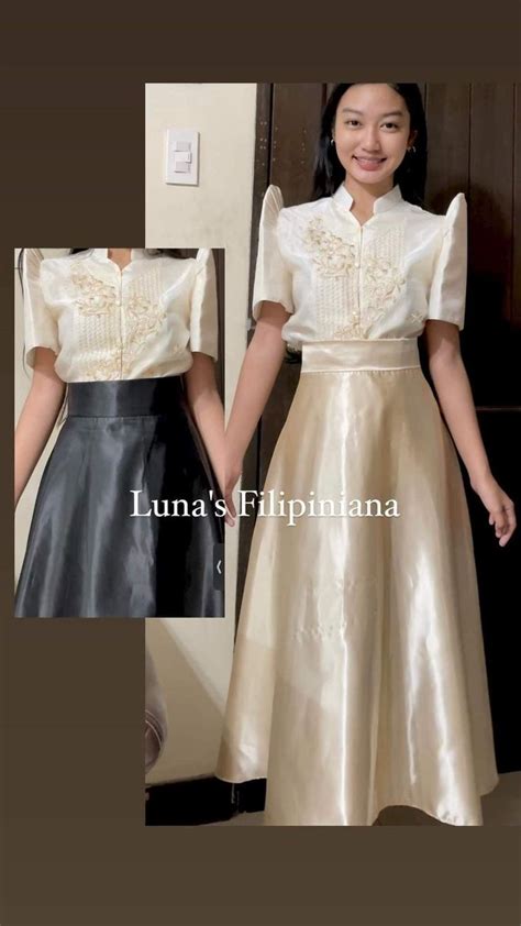 Pin By Lana Toledo On Sayafilipiniana Modern Filipiniana Dress