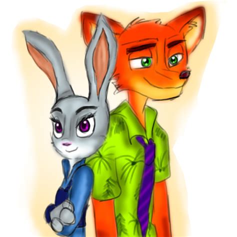 Nick And Judy Zootopia By Birdhousebirdy On Deviantart