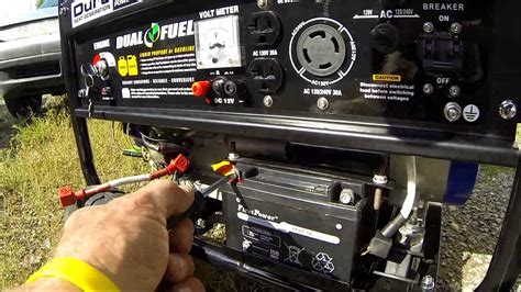 Duromax 4400 Hybrid Generator Setup Youtube