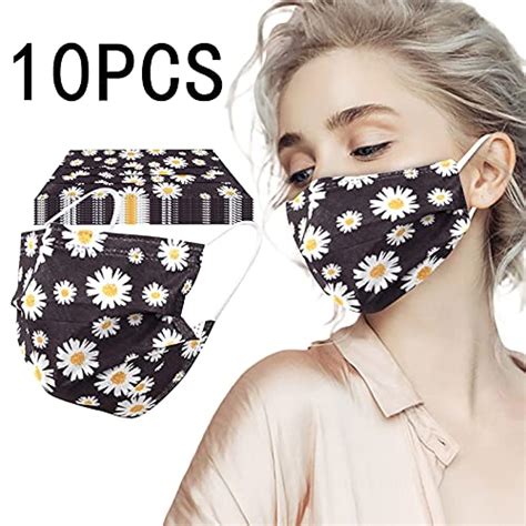 Adult Disposable Face Masks With Designs Fashionable Floral Printed Face Masks 3 Ply Earloop