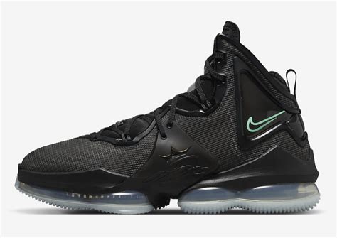 Nike Lebron 19 Black Aqua Dc9340 003 Release Date Sbd