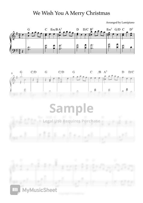 We Wish You A Merry Christmas Violin Sheet Music