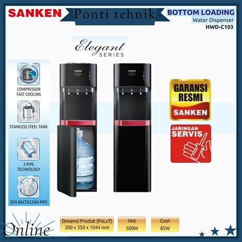 Jual DISPENSER SANKEN GALON BAWAH HWD C103 KOMPRESOR Shopee Indonesia