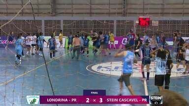 Globo Esporte PR Jogo Entre Londrina Futsal E Stein Cascavel Tem