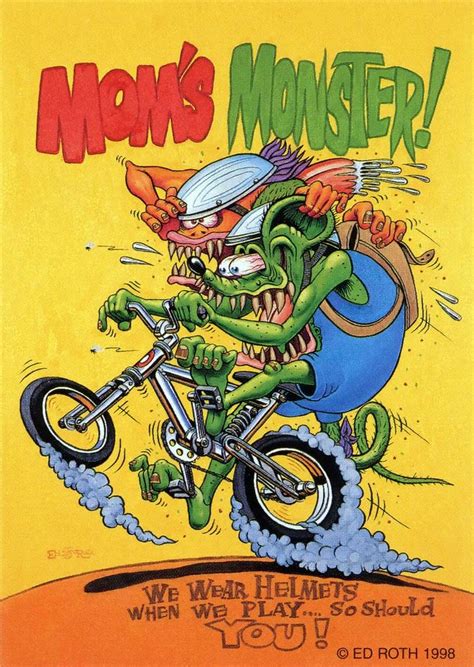 Rat Fink Ed Big Daddy Roth Moms Monster Rat Fink Rats Ed Roth Art