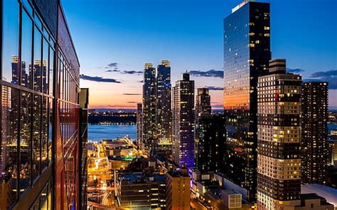 Hd Wallpaper Panoramic Photography Of New York City Manhattan