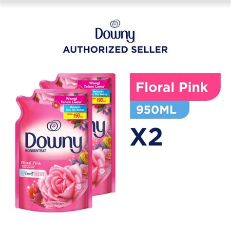 Downy Pelembut Dan Pewangi Pakaian Konsentrat Floral Pink Ml