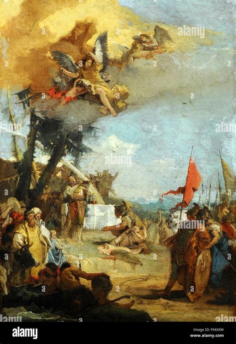 Giovanni Battista Tiepolo Sacrificio De Melquisedec Stock Photo Alamy