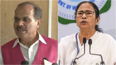 West Bengal Congress Chief Adhir Ranjan Chowdhury Slams Cm Mamata