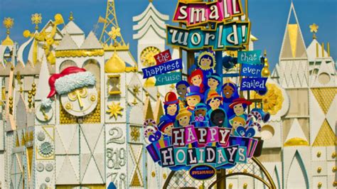 It S A Small World Holiday K Fps Pov Disneyland Park