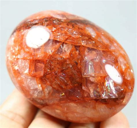 Amazon Collectible Crystals Natural Red Fire Quartz Hematoid