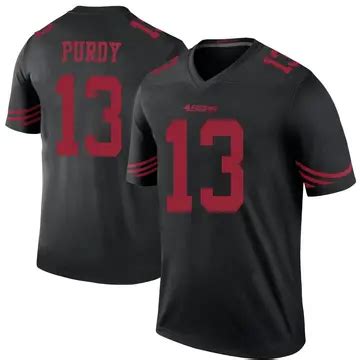 Men's Nike San Francisco 49ers Brock Purdy White Color Rush Jersey - Legend