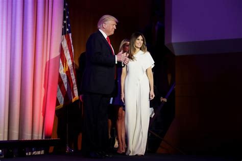 What Melania Wore For Inauguration Melania Trump Ralph Lauren Blue Suit