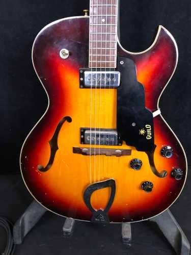 1965 Guild Slim Jim T 100d Sunburst Guitars Archtop Electric And Acoustic Retromusic