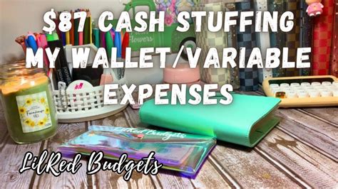 Cash Stuffing Wallet Bi Weekly Spending Variable Expenses Low