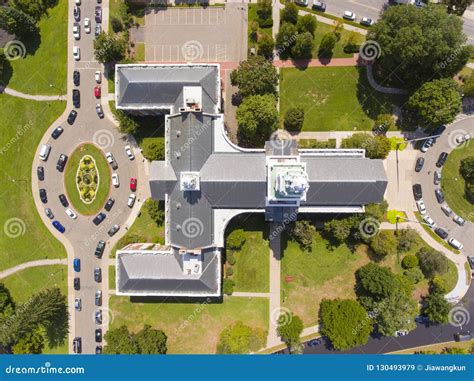 Newton City Hall Aerial View, Massachusetts, USA Stock Image - Image of landmark, front: 130493979