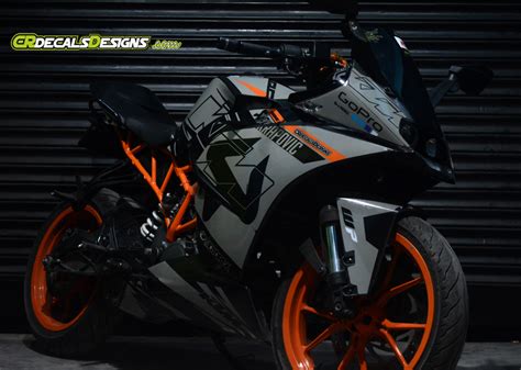 Buy KTM RC Full Body Custom Decals Stickers Wrap AKRAPOVIC EDITION Kit