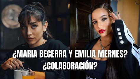 Colaboraci N Entre Maria Becerra Y Emilia Mernes Youtube