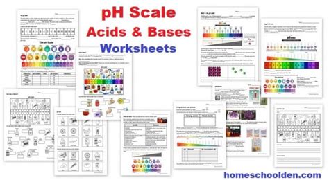 The PH Scale Acids And Bases Worksheets Homeschool Den