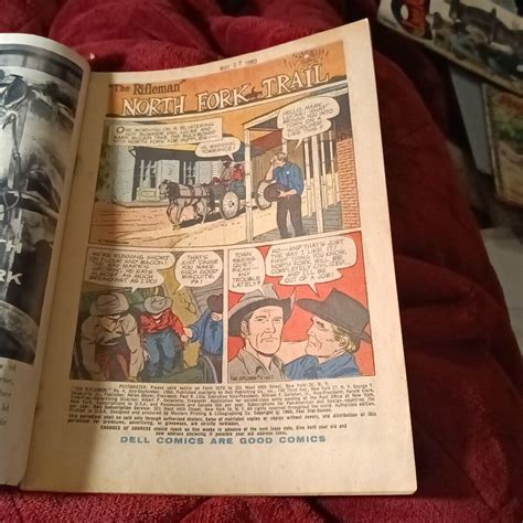 Dell Comics The Rifleman Chuck Conners Lucas Mccain Western Tv