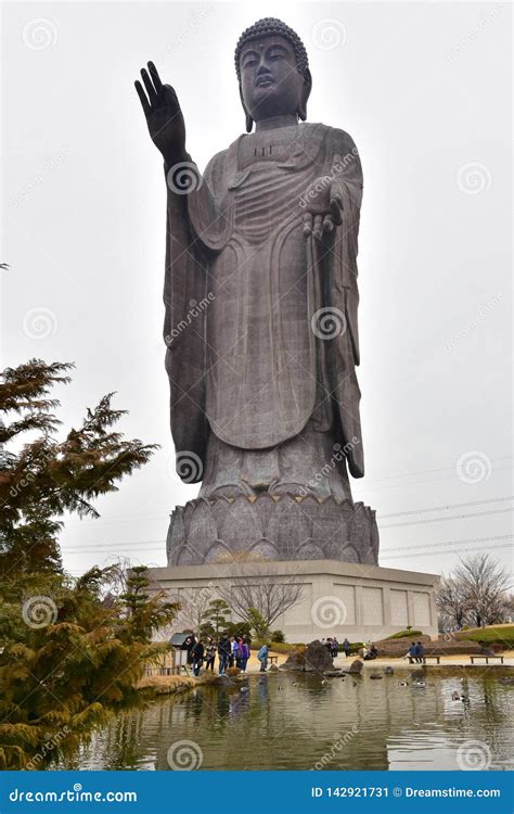 Ushiku Daibutsu Buddha Statue In Japan Stock Image