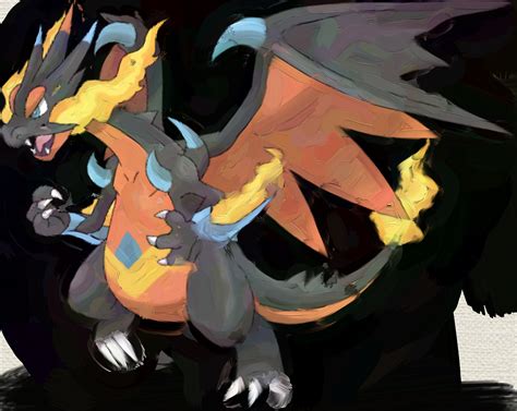 Mega Charizard X Fan Art