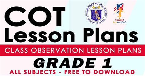 Cot Lesson Plan Grade Filipino Nd Quarter