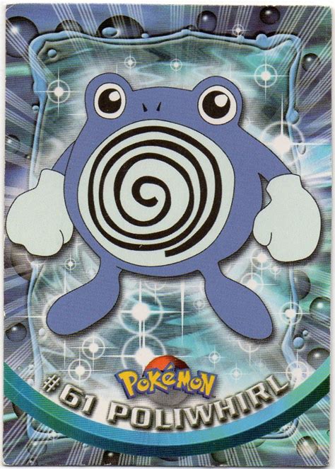 Poliwhirl 61 Serie 1 Carte Pokémon TOPPS Carte da Gio