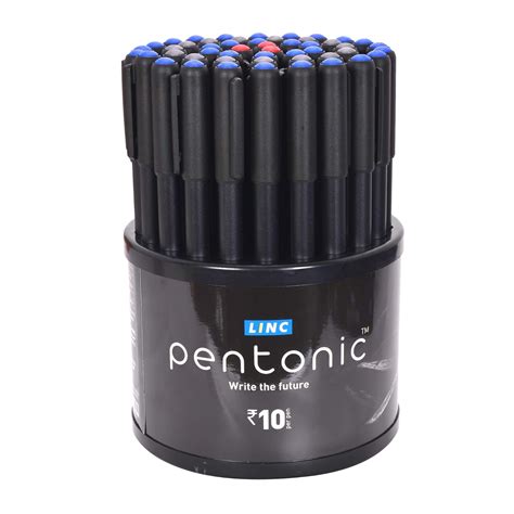 Pentonic Assorted Ball Point Pen Blue Black Red Pack Of 50