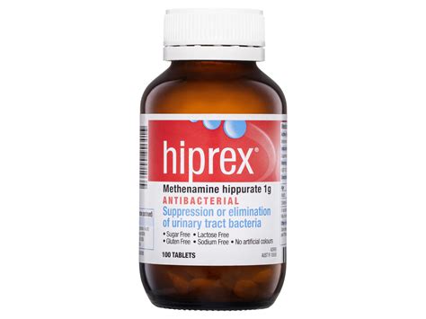 Hiprex Antibacterial 100 Tablets - Chemist Hub Pty Ltd