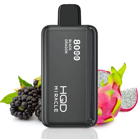 HQD Miracle 8000 Black Dragon 5 Nicotine Disposable Pod Vape