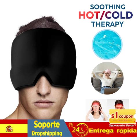 Gel Masajeador Para Aliviar La Migra A Terapia De Fr O Y Calor Gorro