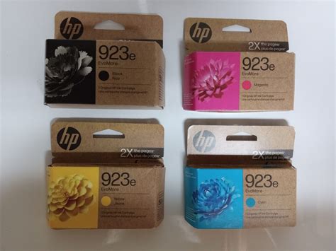 Hp Printer Ink Cartridges E Evomore Set Of Black Magenta