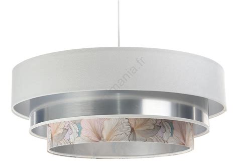 Suspension Filaire TRINITI 1xE27 60W 230V Blanche Chrome Lumimania