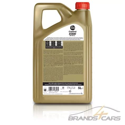 Bosch Ölfilter5l Castrol Edge 5w 30 Ll Für Seat Ibiza 5 6j 12 16