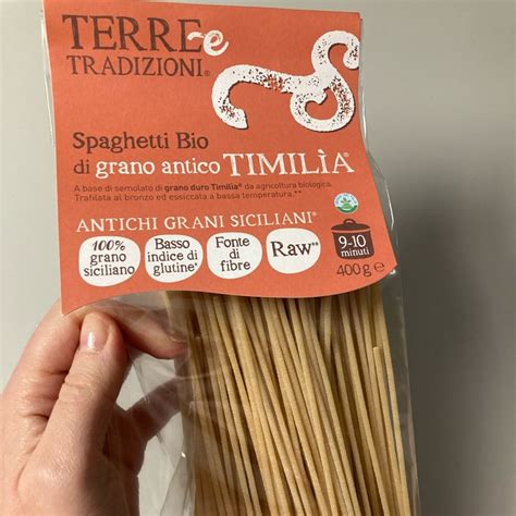 Terre E Tradizioni Spaghetti Bio Integrali Di Grano Antico Timilia