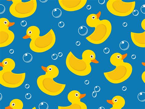 Colorful Rubber Duck Wallpaper